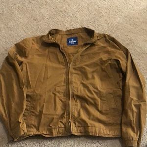 Barely used old navy windbreaker, extra large brown